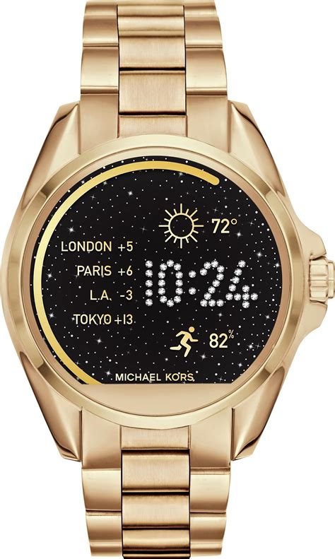 michael kors smartwatch bradshaw gold tone|michael kors smartwatch sale.